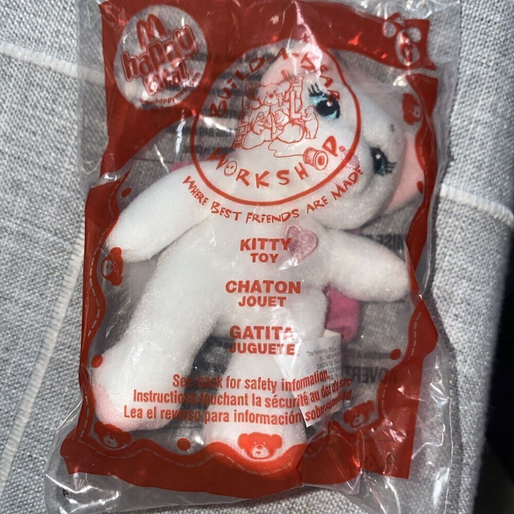 Build A Bear McDonald’s Happy Meal Toy - Kitty Plush - 2007